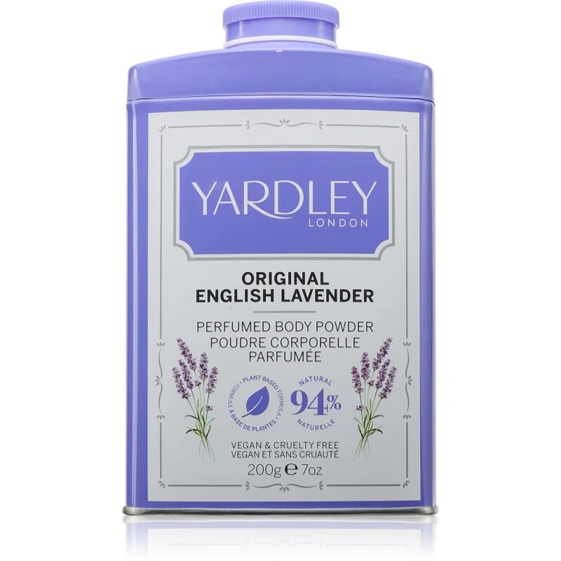 Yardley English Lavender pudră parfumată 200 g