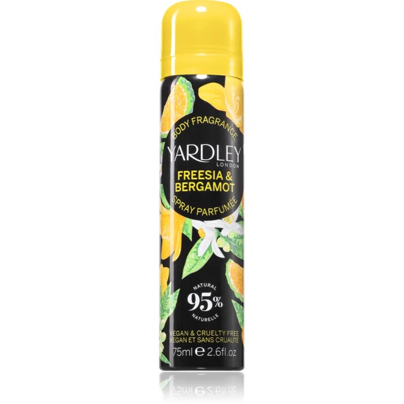 Freesia & Bergamot spray pentru corp pentru femei 75 ml