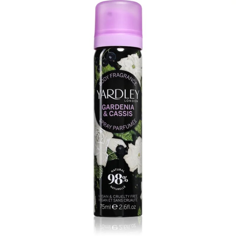 Gardenia & Cassis spray pentru corp produs parfumat pentru femei 75 ml