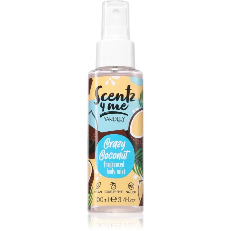 Scentz 4 Me Crazy Coconut Body Mist pentru femei 100 ml