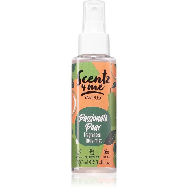 Scentz 4 Me Passionate Pear Body Mist pentru femei 100 ml