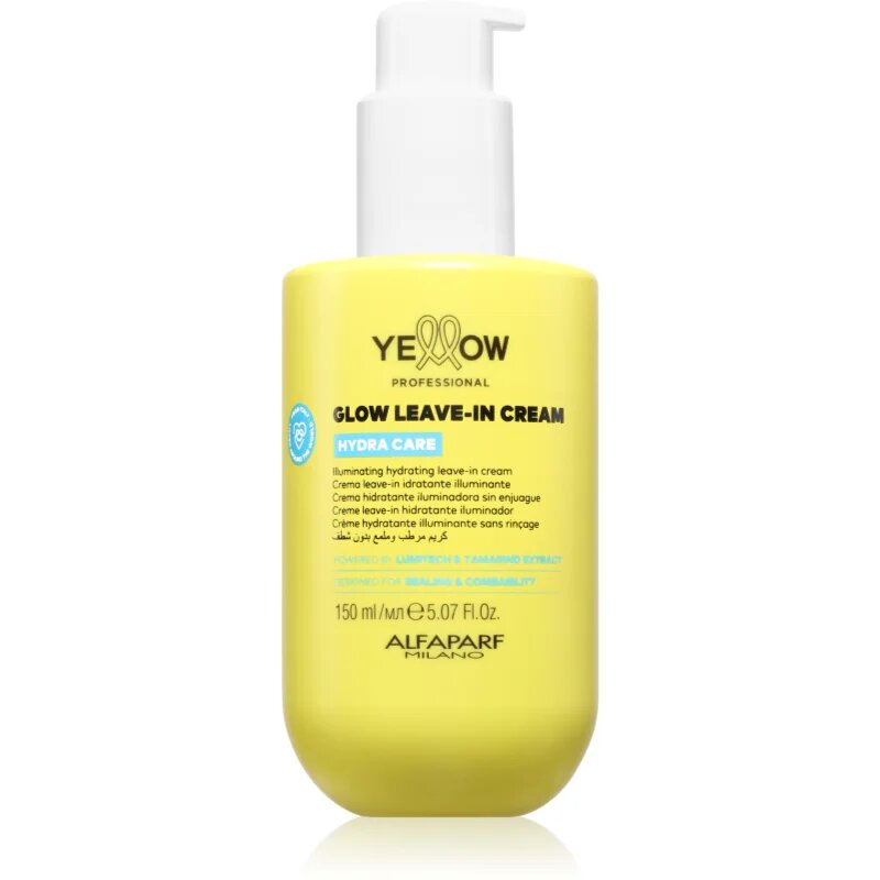 Yellow Professional Hydra Care Glow Leave-In Cream crema de par pentru toate tipurile de păr 150 ml
