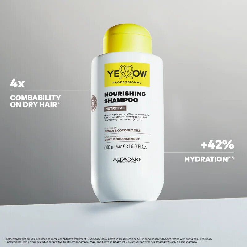 Yellow Professional Nutritive Shampoo șampon pentru păr uscat și fragil pentru păr 500 ml