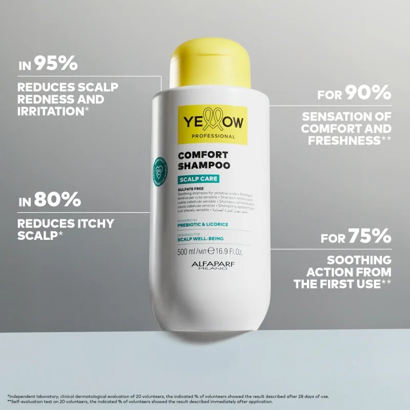 Yellow Professional Scalp Care Comfort Shampoo șampon pentru scalp sensibil 500 ml
