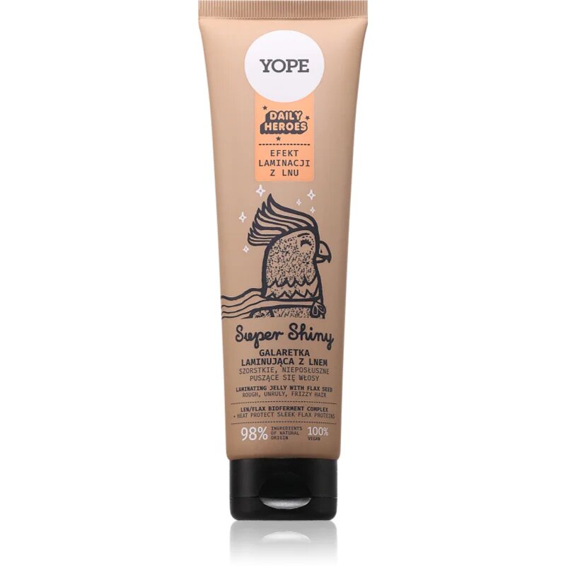 Yope Daily Heroes Super Shiny gel pentru păr 140 ml