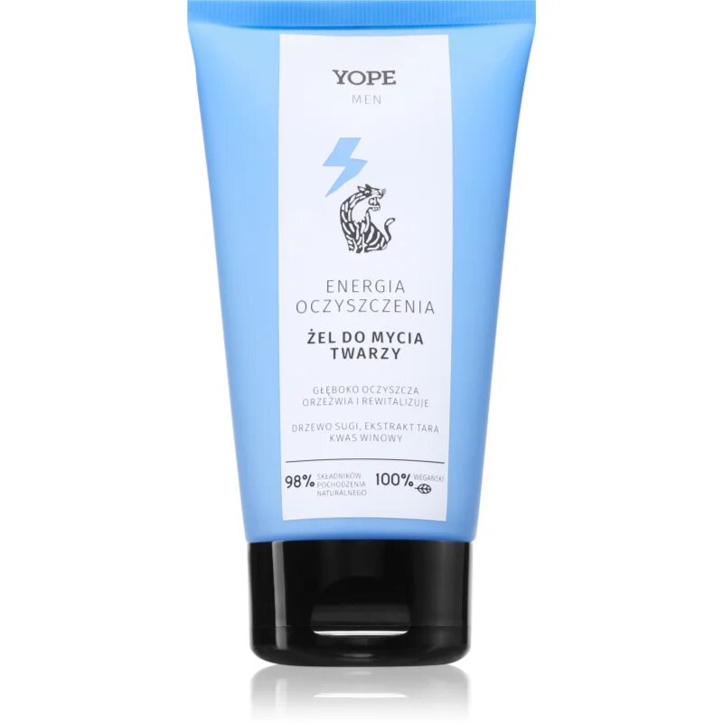 Yope Men Wood gel hidratant de curatare pentru barbati 160 ml