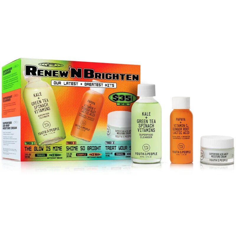 Youth To The People Renew'N Brighten set cadou
