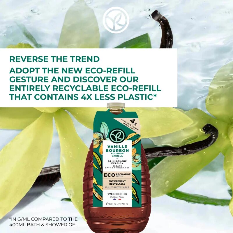 Yves Rocher Bain de Nature gel de duș mătăsos 600 ml