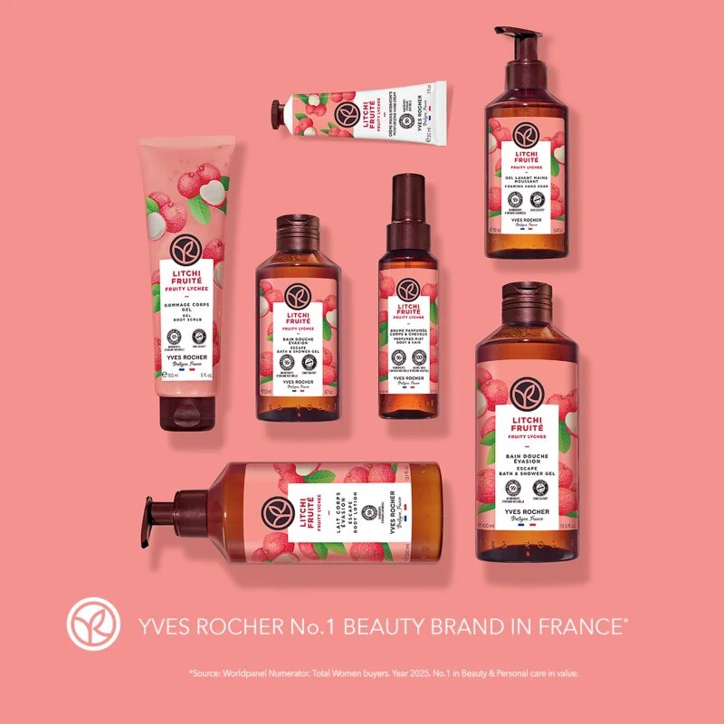 Yves Rocher Fruity Lichee gel de duș 400 ml