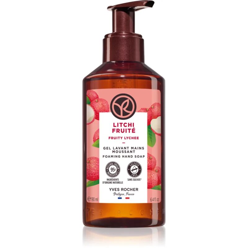 Yves Rocher Fruity Lichee Săpun lichid pentru mâini 190 ml