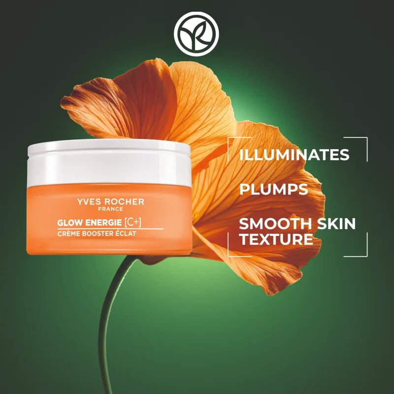 Yves Rocher Glow Energie crema iluminatoare pentru protectia tenului 50 ml