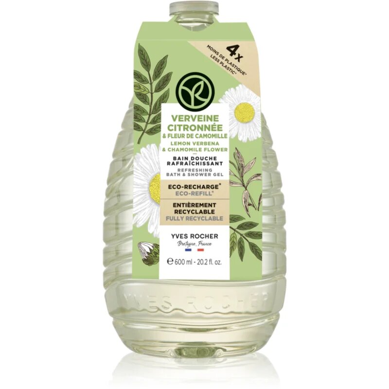 Yves Rocher Lemon Verbena & Chamomile Flower gel de duș parfum Lemon Verbena & Chamomile Flower 600 ml