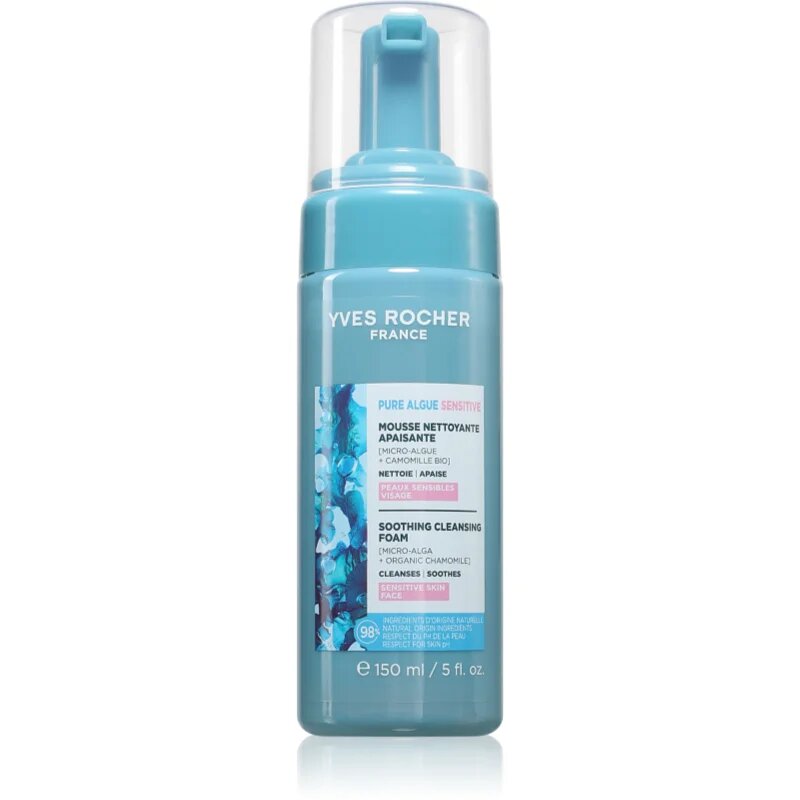 Yves Rocher Pure Algue Sensitive crema hidratanta pentru curatare pentru piele sensibilă 150 ml