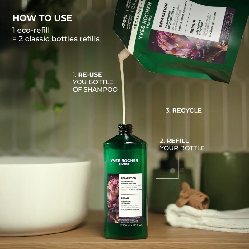 Yves Rocher Réparation sampon pentru regenerare 600 ml