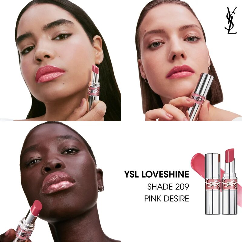 Yves Saint Laurent Loveshine Lipstick ruj lucios hidratant pentru femei 209 Pink Desire 32 g