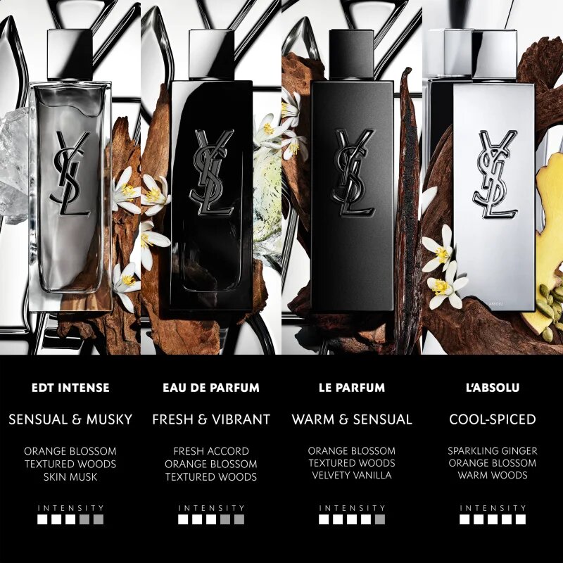 Yves Saint Laurent MYSLF EDT Intense Eau de Toilette intense pentru bărbați 40 ml