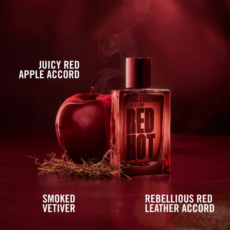ZADIG&VOLTAIRE THIS IS HIM! RED HOT Eau de Parfum pentru bărbați 50 ml