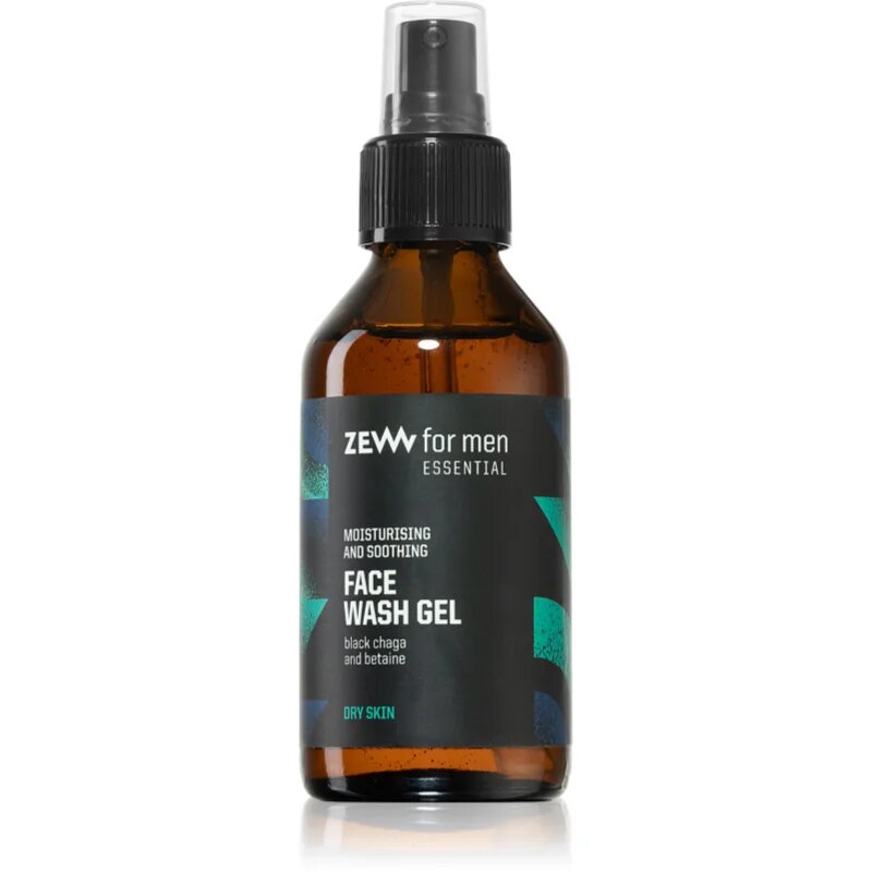 Zew For Men FACE WASH Essential moisturising and soothing gel hidratant de curatare pentru piele uscata si sensibila 100 ml