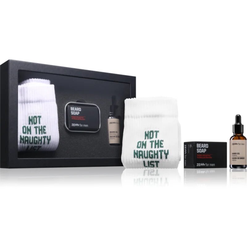 Zew For Men GIFTSET Not Naughty Lumberjack set – with Beard Soap set cadou pentru barbati