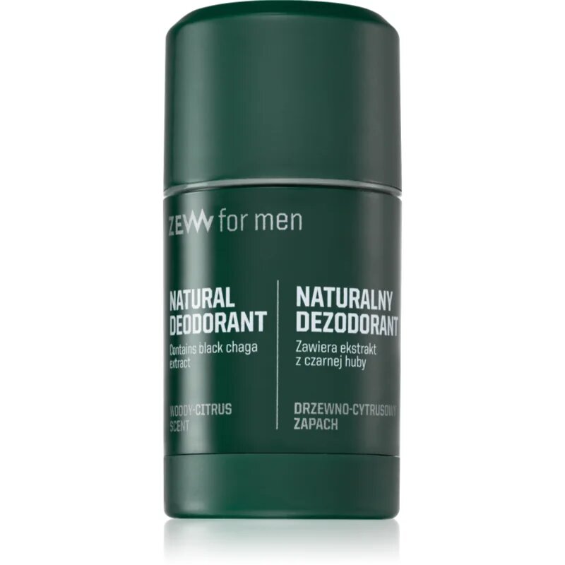 Zew For Men Natural Deodorant deodorant solid natural 80 ml