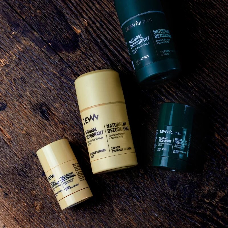 Zew For Men Natural Deodorant deodorant stick 80 ml