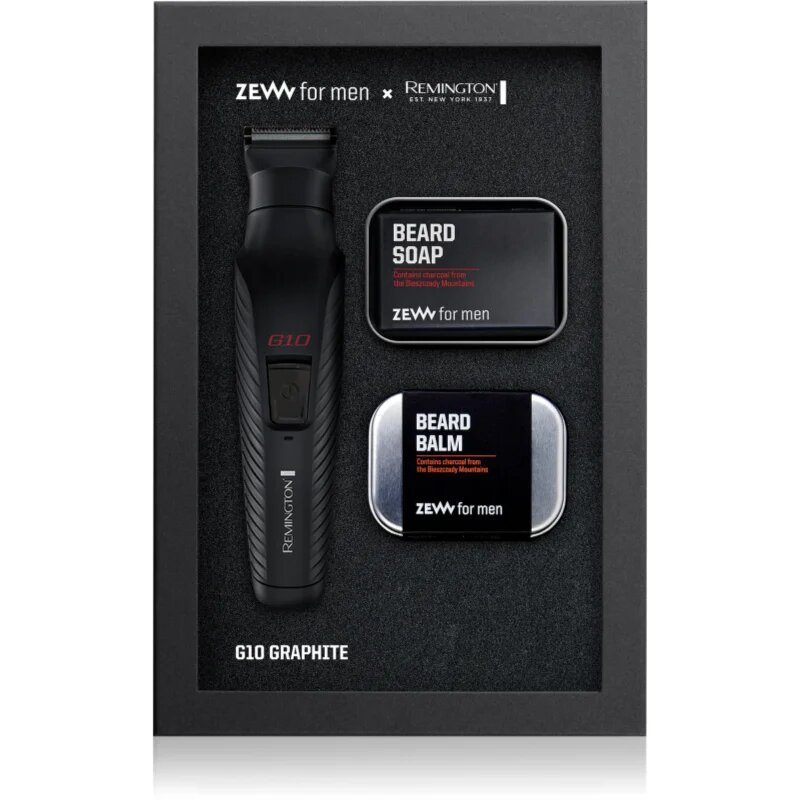 Zew For Men Remington G10 Graphite set de tuns barba si corp