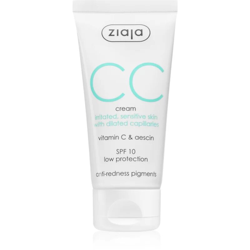 Ziaja CC Cream crema CC cu efect de hidratare SPF 10 50 ml
