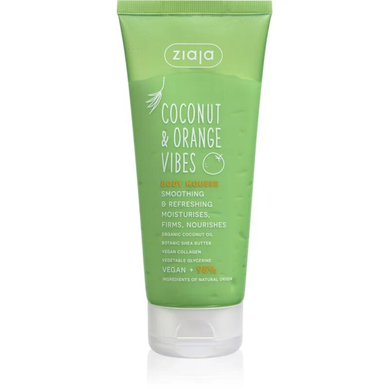 Ziaja Coconut & Orange Vibes spuma de corp cu efect de hidratare 200 ml