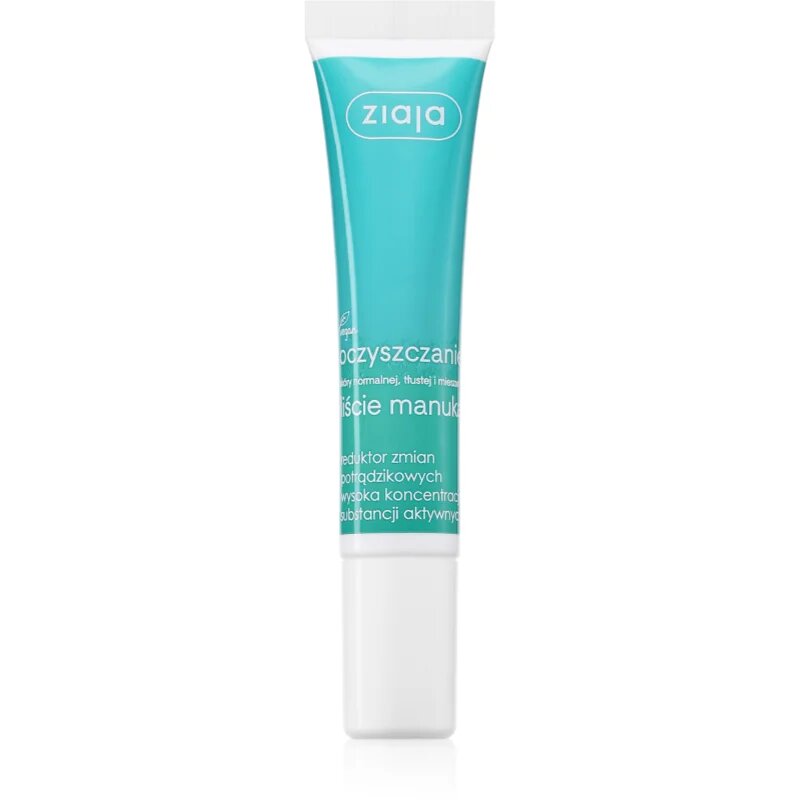 Ziaja Manuka Tree Purifying cremă de zi și de noapte cu efect de netezire impotriva acneei 15 ml