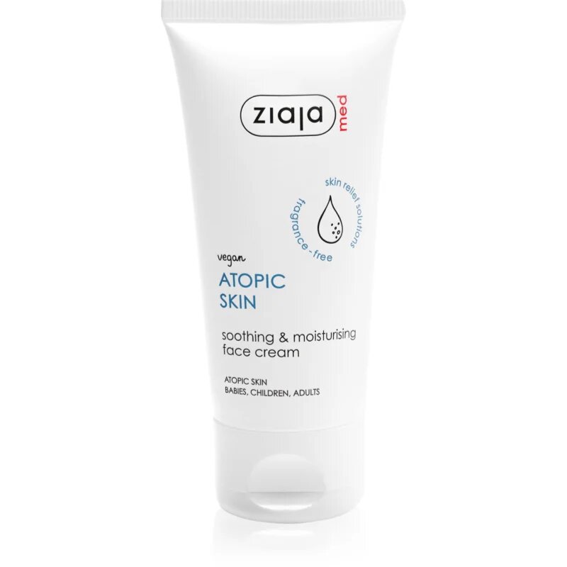 Ziaja Med Atopic Skin crema calmanta pentru piele uscata spre atopica 50 ml