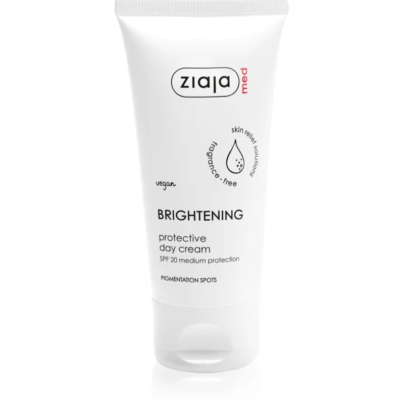 Ziaja Med Brightening Care crema protectiva impotriva petelor pigmentare SPF 20 50 ml