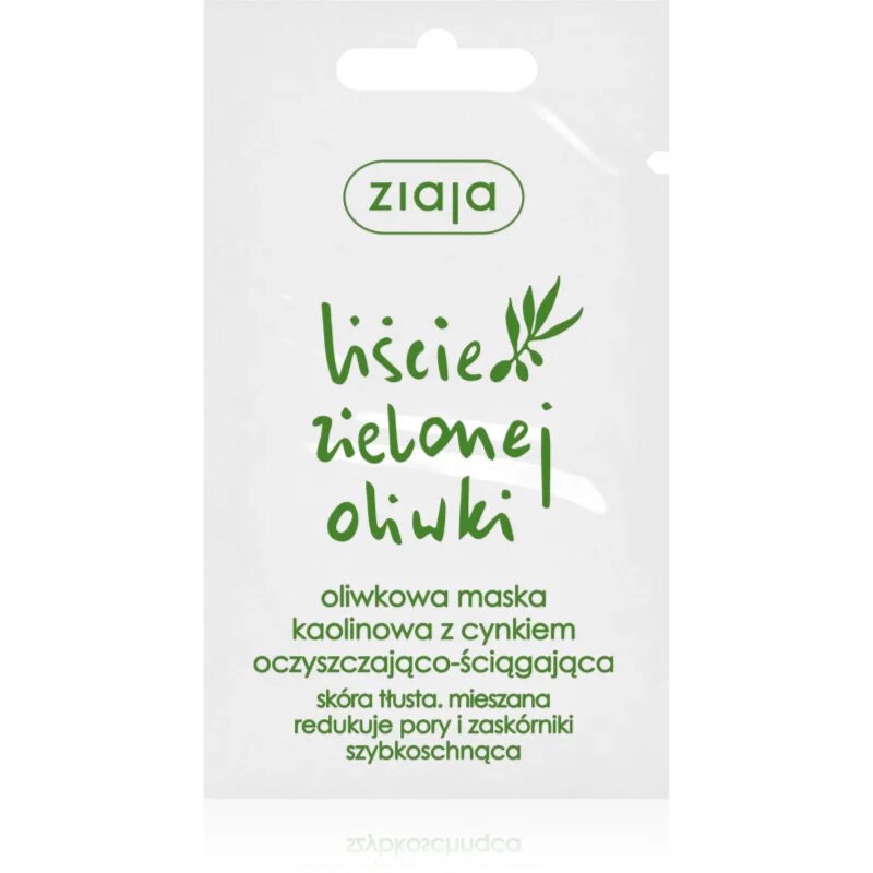 Ziaja Olive Leaf masca faciala din caolin 7 ml