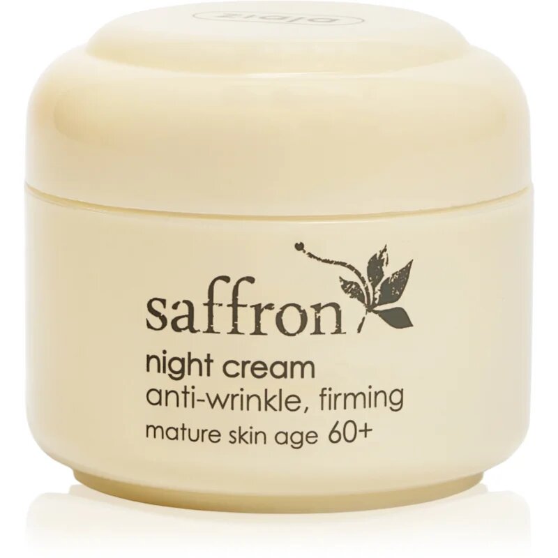 Ziaja Saffron Cremă de noapte intensă pentru riduri 60+ 50 ml