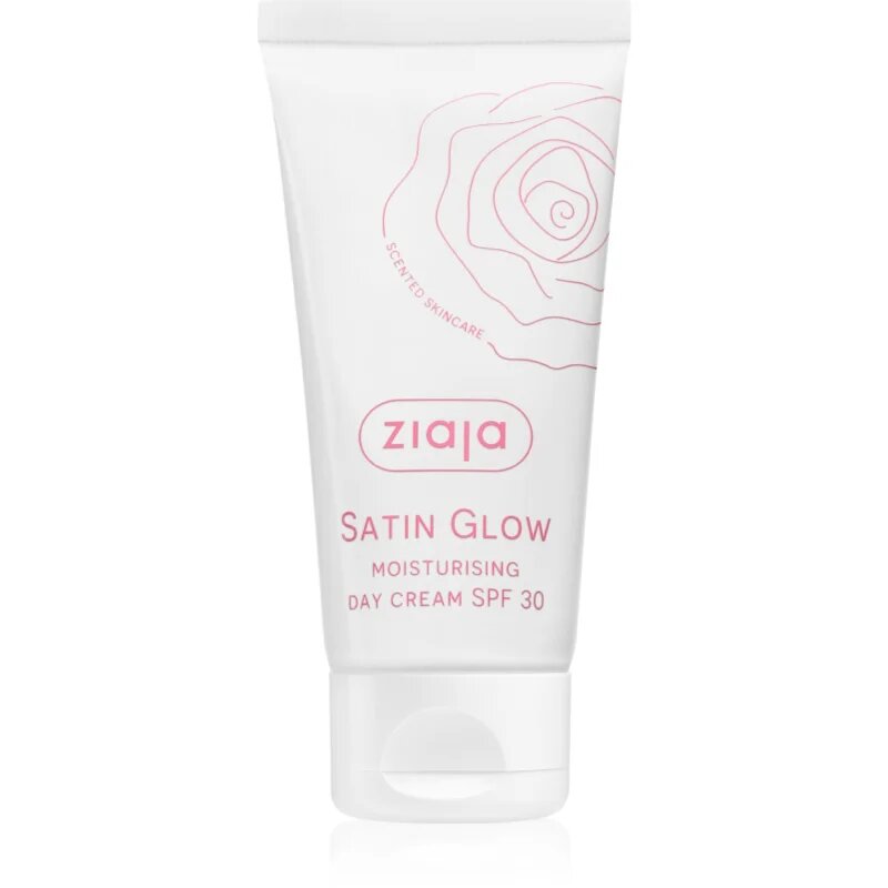 Ziaja Satin Glow Moisturising Day Cream crema de zi hidratanta SPF 30 50 ml