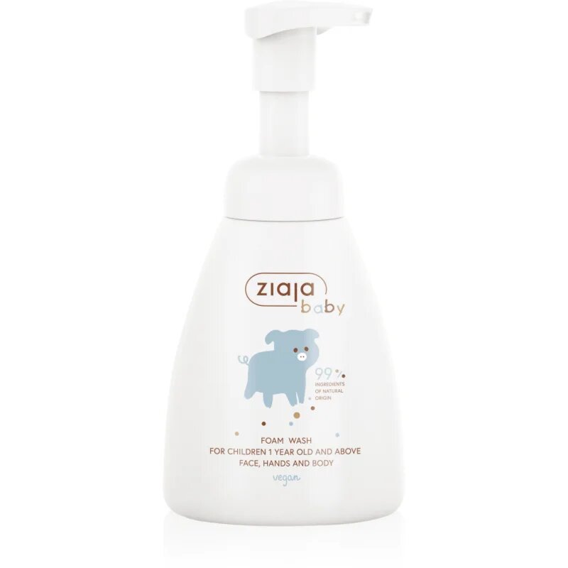 Ziaja Ziajka spuma de curatare pentru fata si corp pentru copii 250 ml