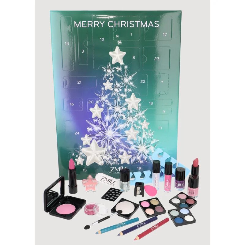 ZMILE COSMETICS Crystal Teal Time Calendar de Crăciun