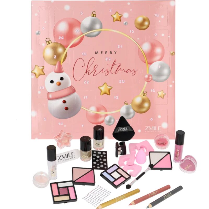 ZMILE COSMETICS Square Snowman Calendar de Crăciun