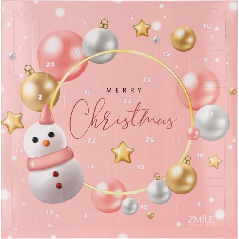 ZMILE COSMETICS Square Snowman Calendar de Crăciun