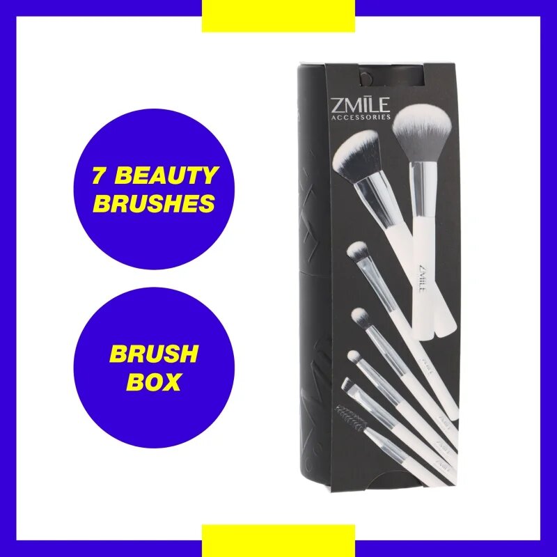 ZMILE COSMETICS Your Utensilo Brushes set de pensule cu husă