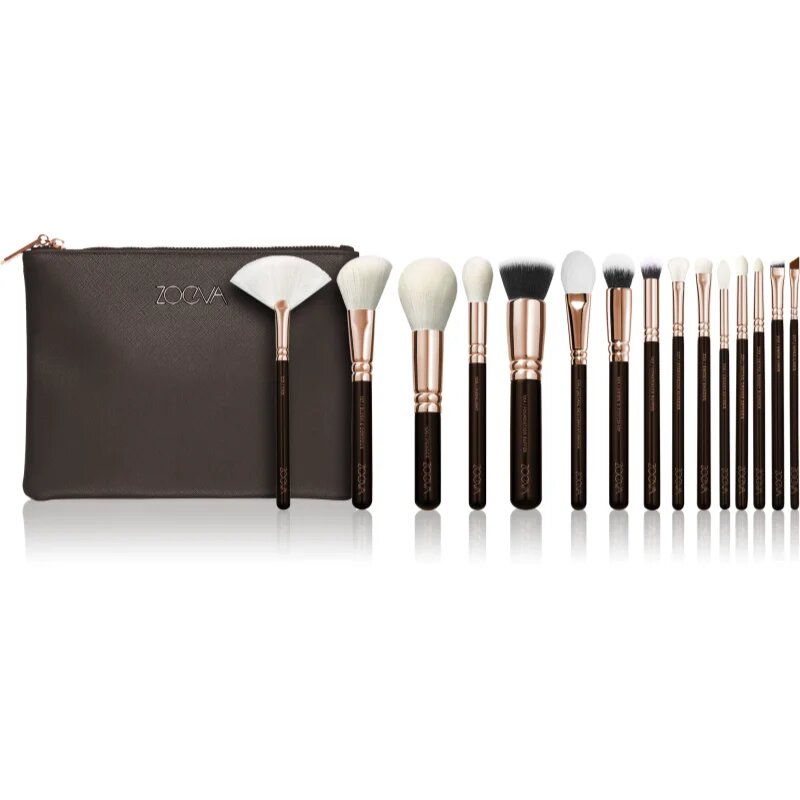 ZOEVA The Artists Brush Set Rose Golden Edition set de călătorie cu pensule