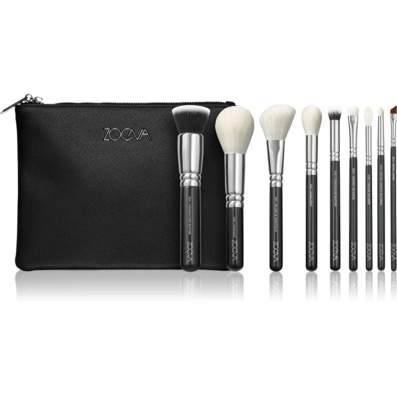 ZOEVA The Complete Brush Set set de pensule cu geantă 1 buc