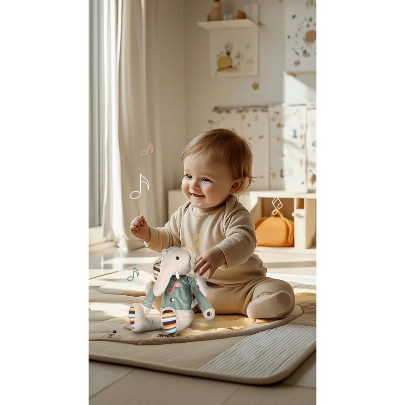 Zopa Plush Interactive Buddy Elephant jucărie interactivă de pluș 12 m+ 1 buc