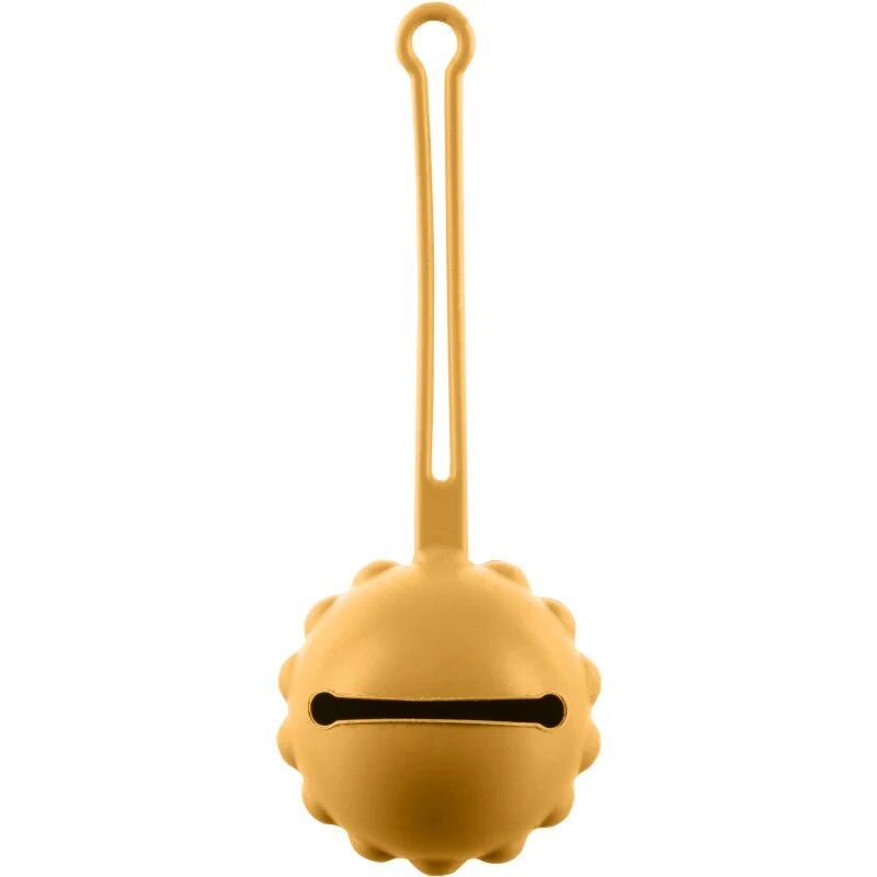 Silicone Pacifier Case cutie pentru suzetă Mustard Yellow 1 buc