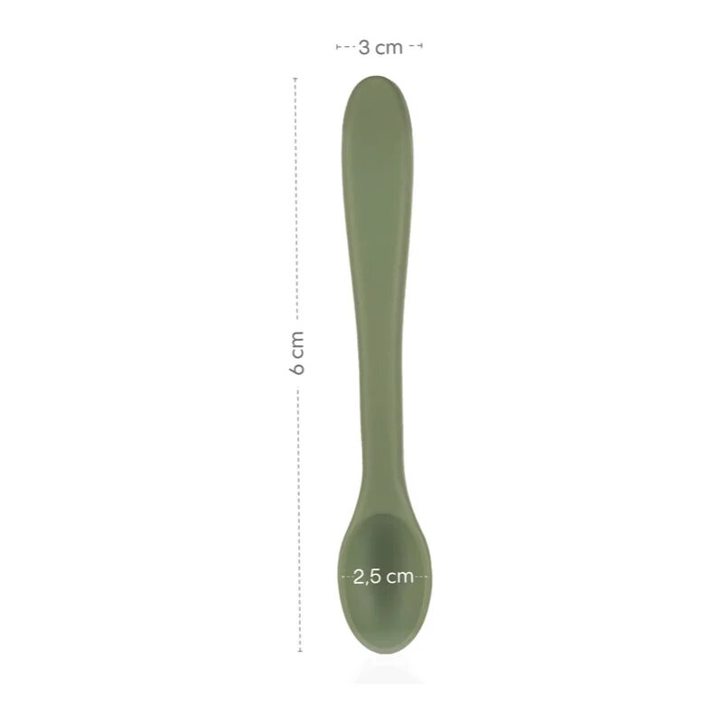 Zopa Silicone Spoon linguriță 6 m+ Mustard Yellow 1 buc
