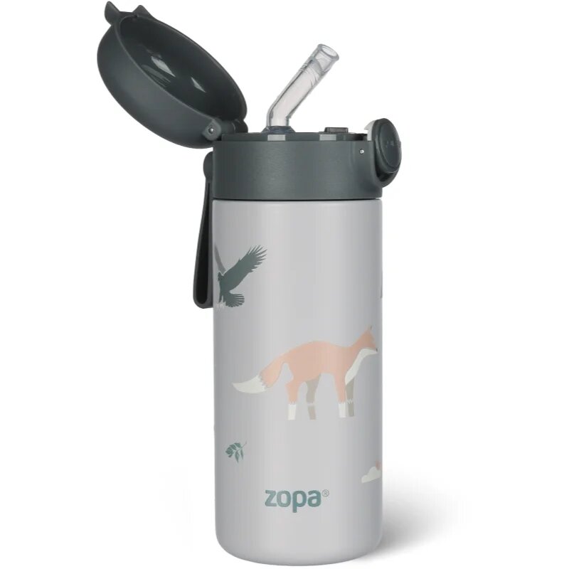 Zopa Thermo Bottle with Silicone Holder and Drinking Spout termos cu pai 1 buc