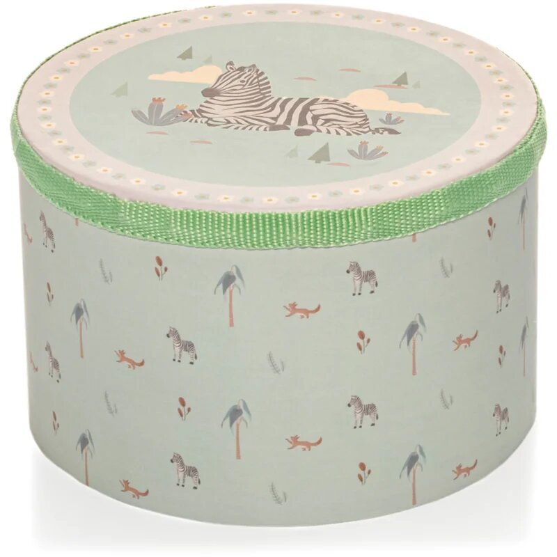 Zopa Wooden Drum jucărie muzicală din lemn Pink 1 buc